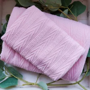 Fond + wrap rose pâle