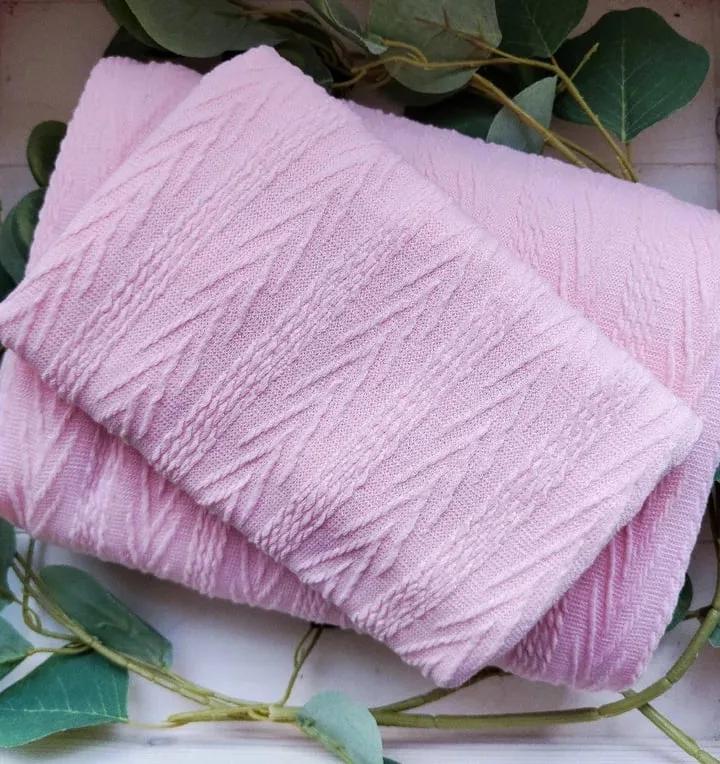 Fond + wrap rose pâle